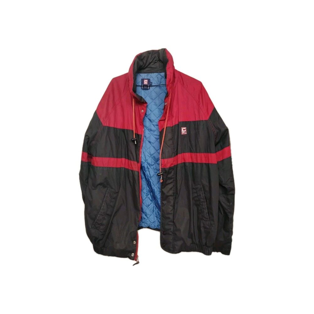 Vintage Chaps Ralph Lauren 90's Mens Jacket With Hideaway Hood XL